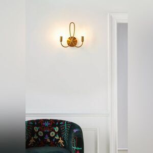 Anthropologie Macie Double Sconce